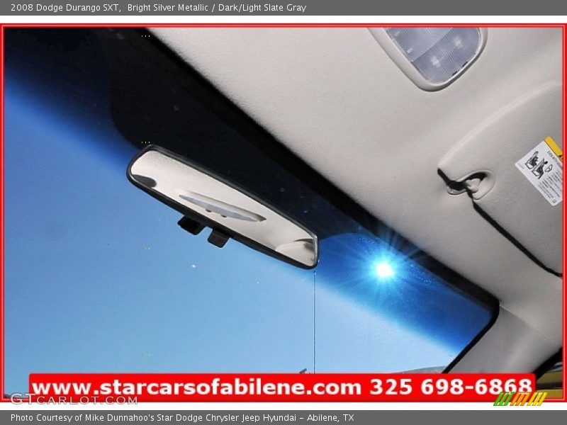 Bright Silver Metallic / Dark/Light Slate Gray 2008 Dodge Durango SXT