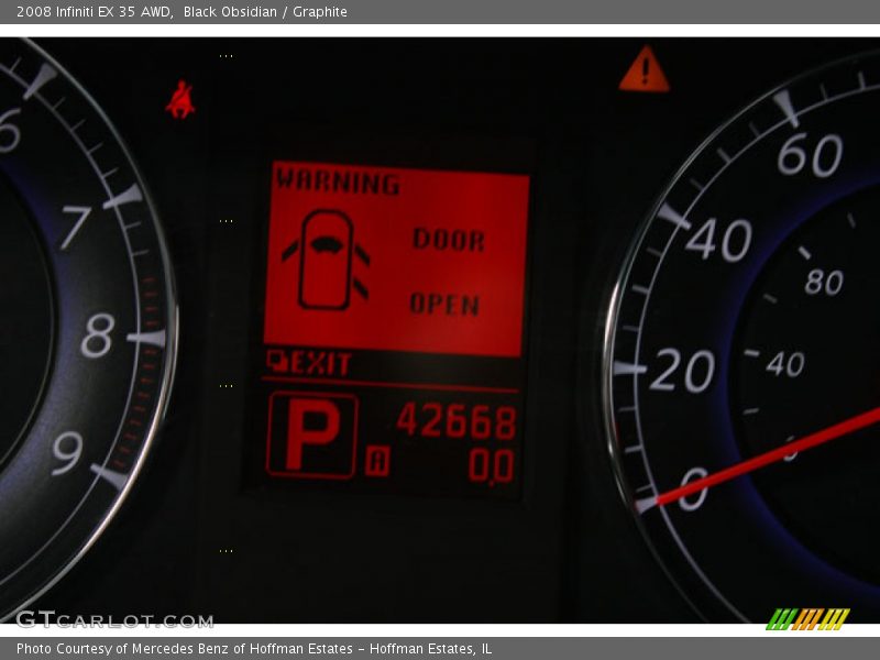 Black Obsidian / Graphite 2008 Infiniti EX 35 AWD