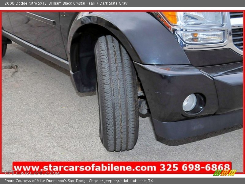 Brilliant Black Crystal Pearl / Dark Slate Gray 2008 Dodge Nitro SXT