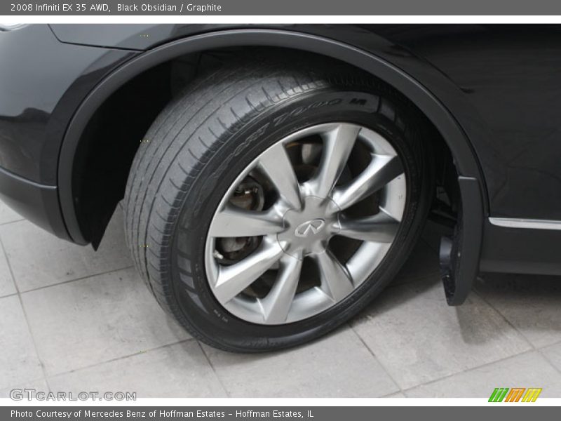 Black Obsidian / Graphite 2008 Infiniti EX 35 AWD