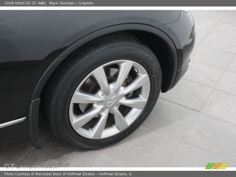 Black Obsidian / Graphite 2008 Infiniti EX 35 AWD