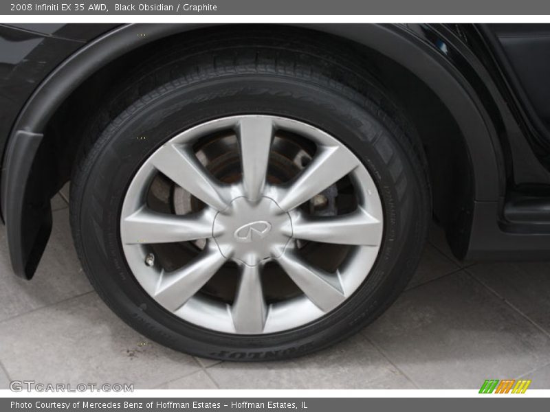 Black Obsidian / Graphite 2008 Infiniti EX 35 AWD