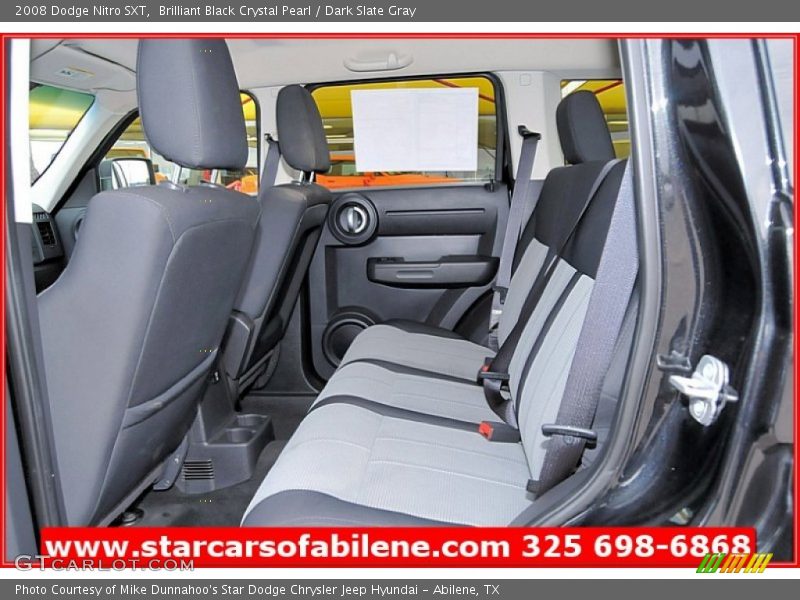 Brilliant Black Crystal Pearl / Dark Slate Gray 2008 Dodge Nitro SXT