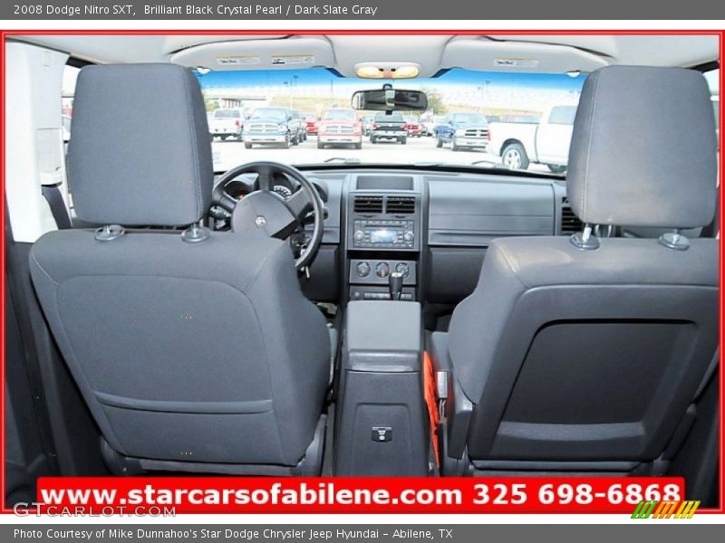 Brilliant Black Crystal Pearl / Dark Slate Gray 2008 Dodge Nitro SXT