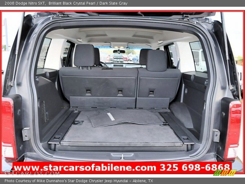 Brilliant Black Crystal Pearl / Dark Slate Gray 2008 Dodge Nitro SXT