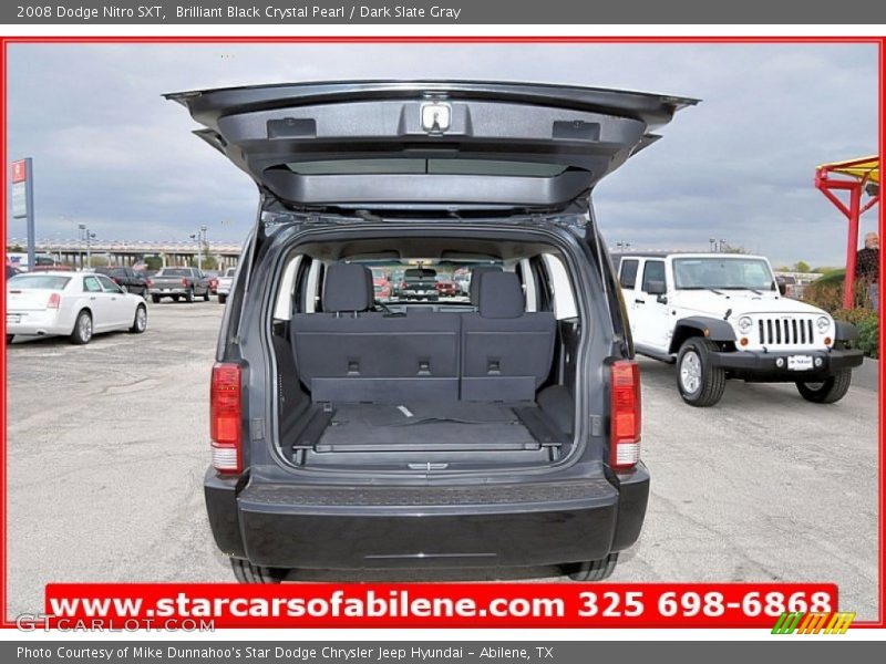 Brilliant Black Crystal Pearl / Dark Slate Gray 2008 Dodge Nitro SXT