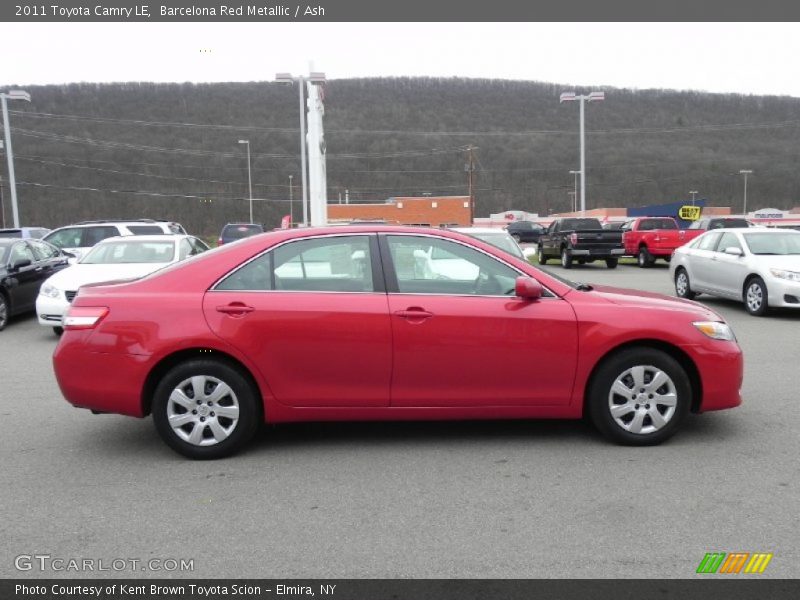 Barcelona Red Metallic / Ash 2011 Toyota Camry LE
