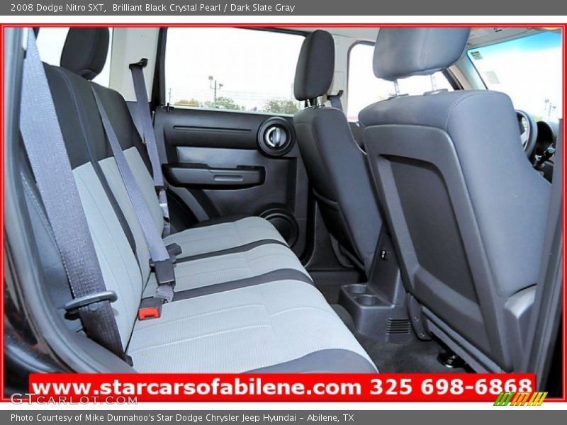 Brilliant Black Crystal Pearl / Dark Slate Gray 2008 Dodge Nitro SXT