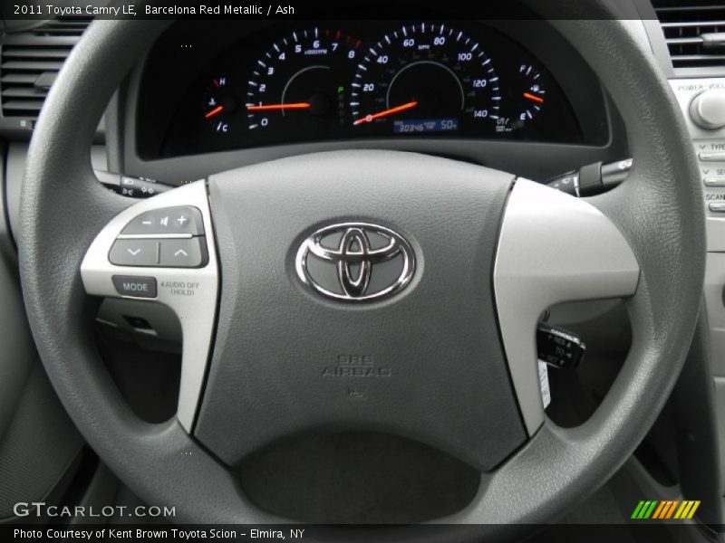 Barcelona Red Metallic / Ash 2011 Toyota Camry LE