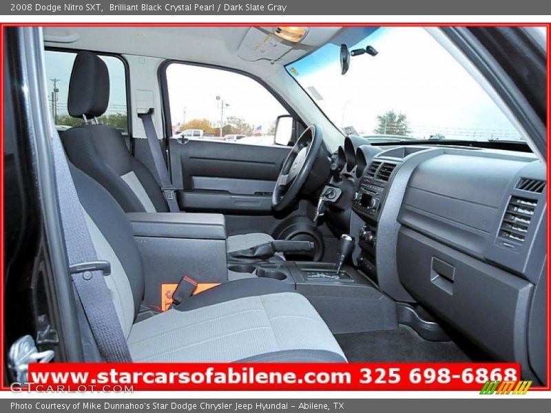 Brilliant Black Crystal Pearl / Dark Slate Gray 2008 Dodge Nitro SXT