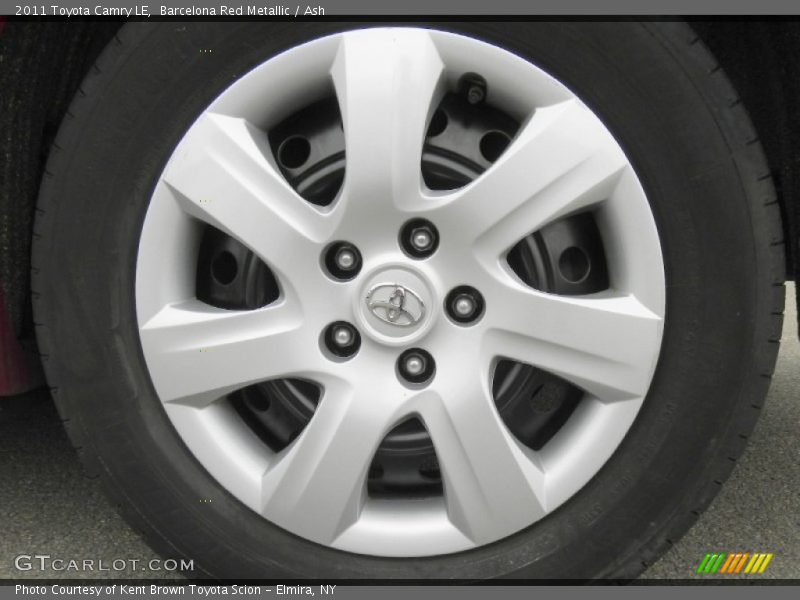 Barcelona Red Metallic / Ash 2011 Toyota Camry LE