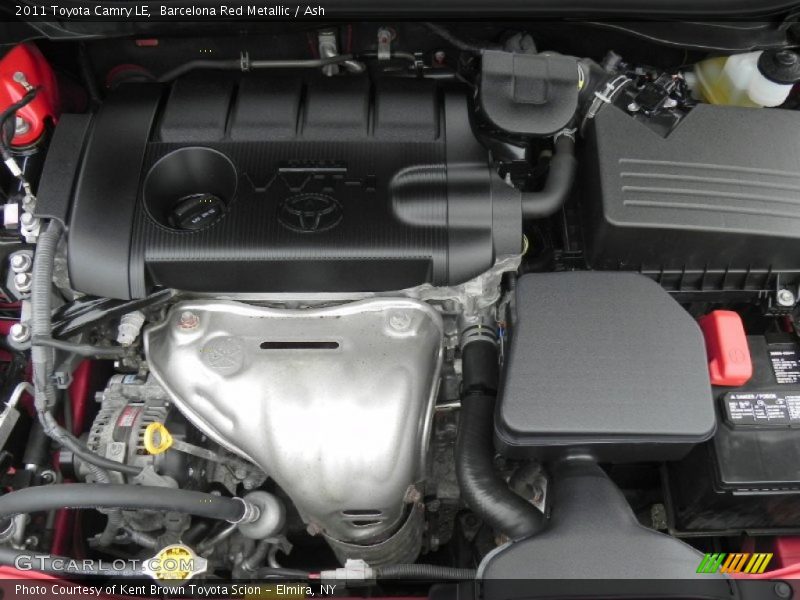 Barcelona Red Metallic / Ash 2011 Toyota Camry LE