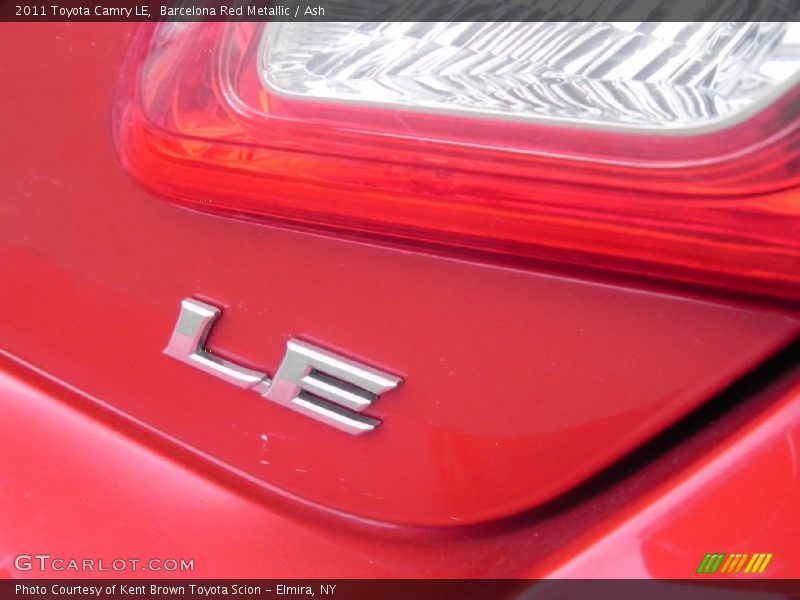 Barcelona Red Metallic / Ash 2011 Toyota Camry LE