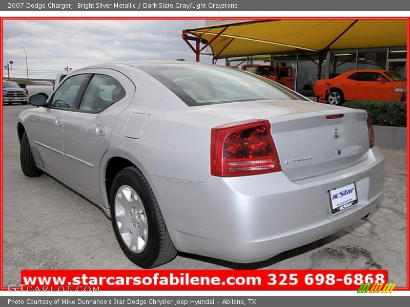 Bright Silver Metallic / Dark Slate Gray/Light Graystone 2007 Dodge Charger