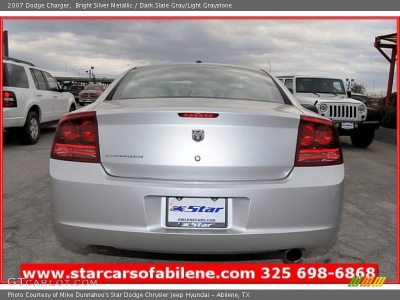 Bright Silver Metallic / Dark Slate Gray/Light Graystone 2007 Dodge Charger