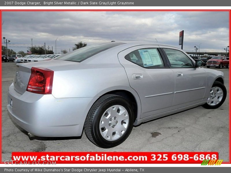 Bright Silver Metallic / Dark Slate Gray/Light Graystone 2007 Dodge Charger