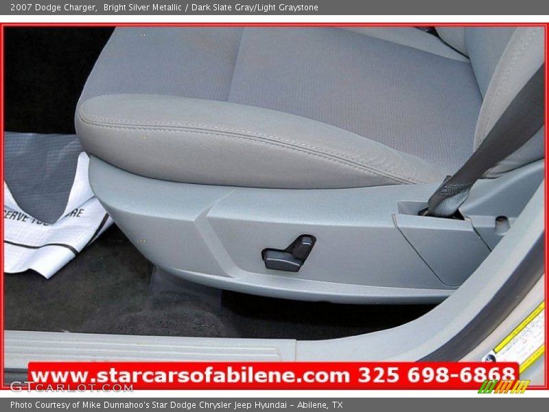 Bright Silver Metallic / Dark Slate Gray/Light Graystone 2007 Dodge Charger