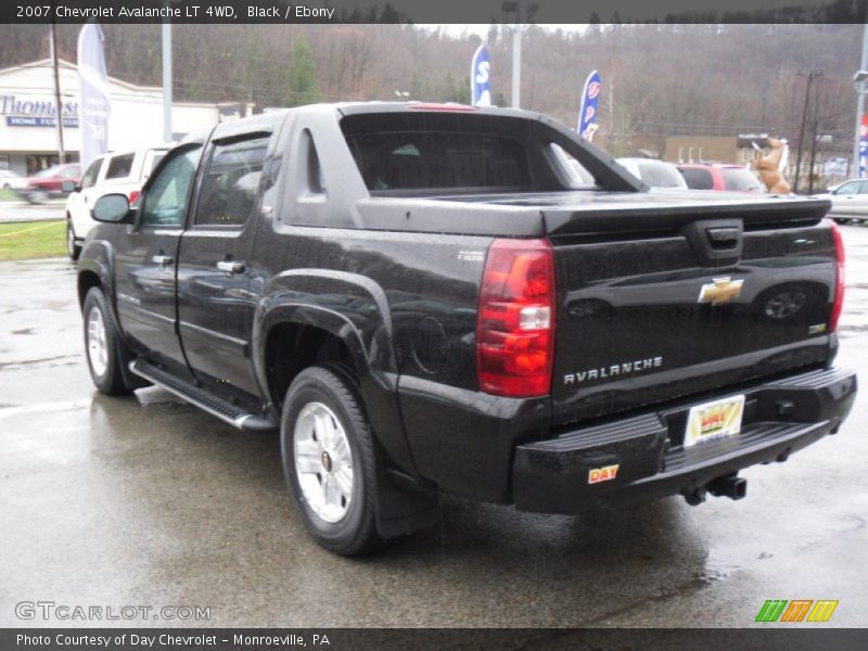 Black / Ebony 2007 Chevrolet Avalanche LT 4WD