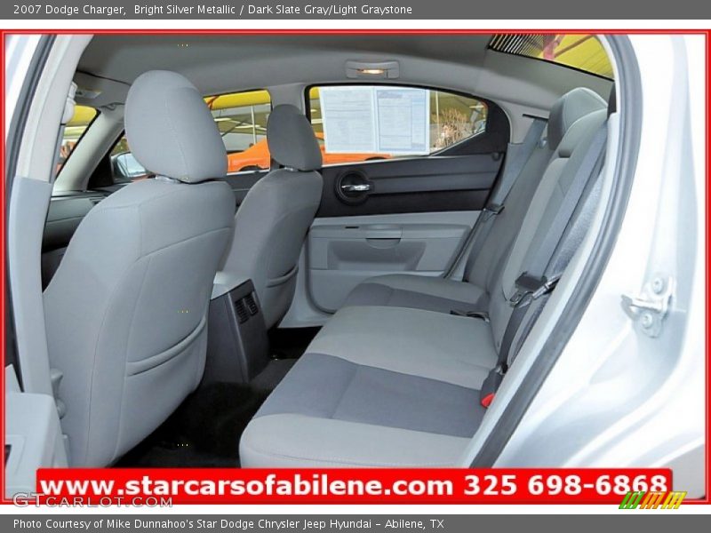 Bright Silver Metallic / Dark Slate Gray/Light Graystone 2007 Dodge Charger