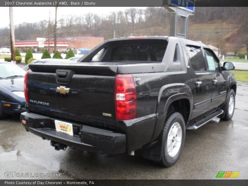 Black / Ebony 2007 Chevrolet Avalanche LT 4WD