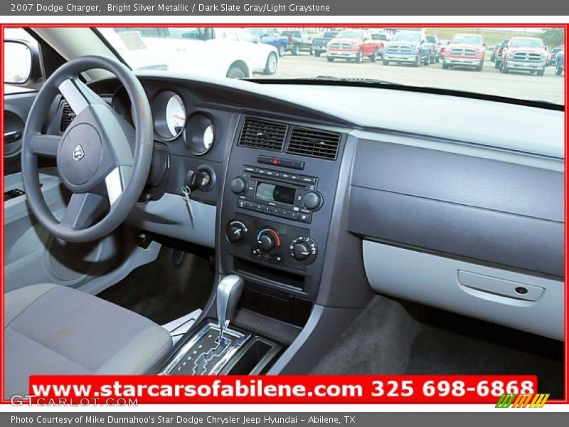 Bright Silver Metallic / Dark Slate Gray/Light Graystone 2007 Dodge Charger