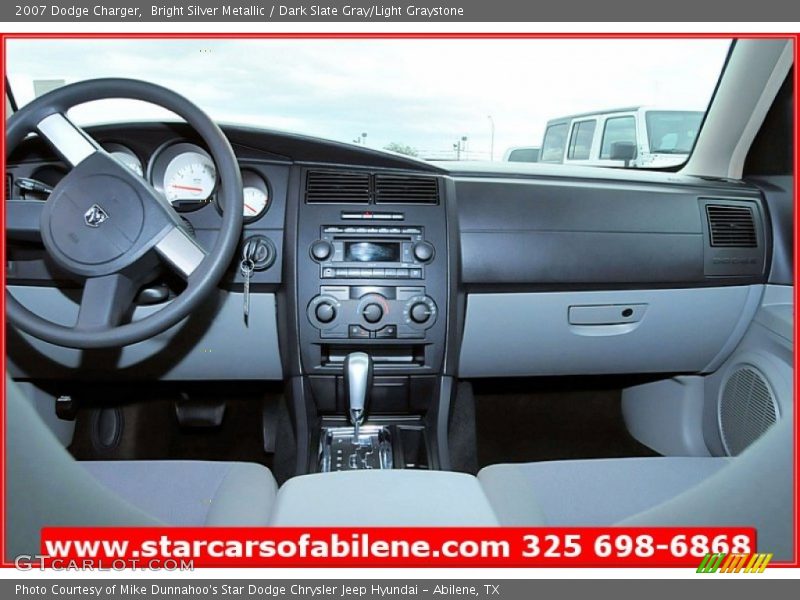 Bright Silver Metallic / Dark Slate Gray/Light Graystone 2007 Dodge Charger