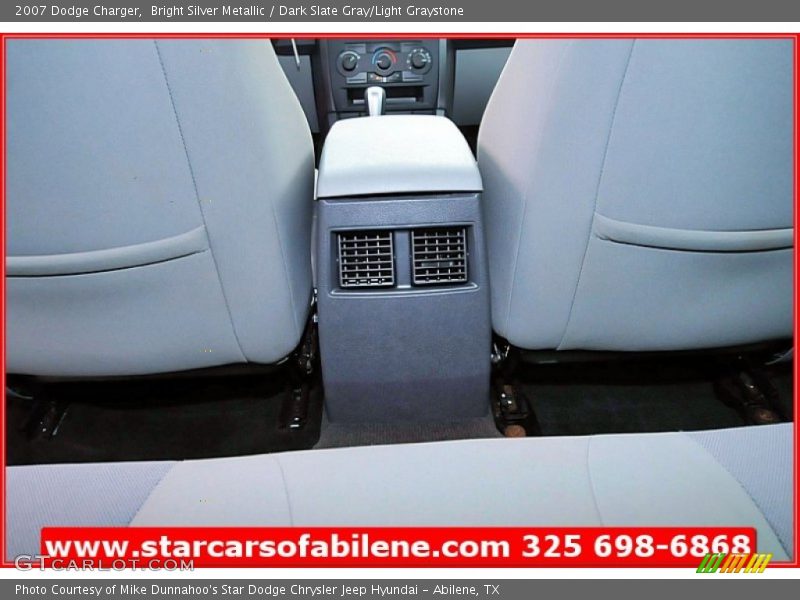 Bright Silver Metallic / Dark Slate Gray/Light Graystone 2007 Dodge Charger