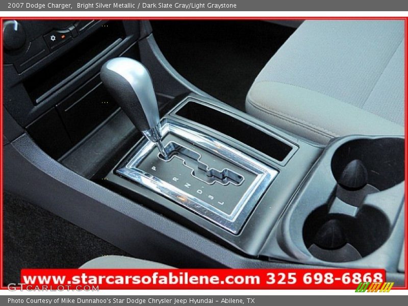 Bright Silver Metallic / Dark Slate Gray/Light Graystone 2007 Dodge Charger