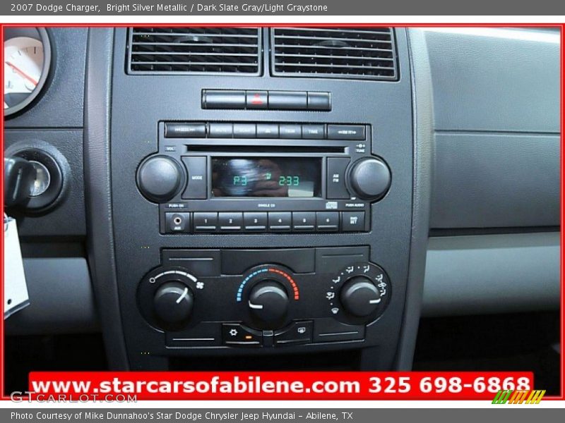 Bright Silver Metallic / Dark Slate Gray/Light Graystone 2007 Dodge Charger