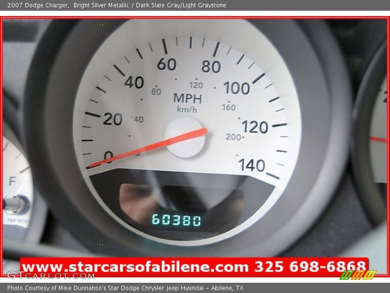 Bright Silver Metallic / Dark Slate Gray/Light Graystone 2007 Dodge Charger