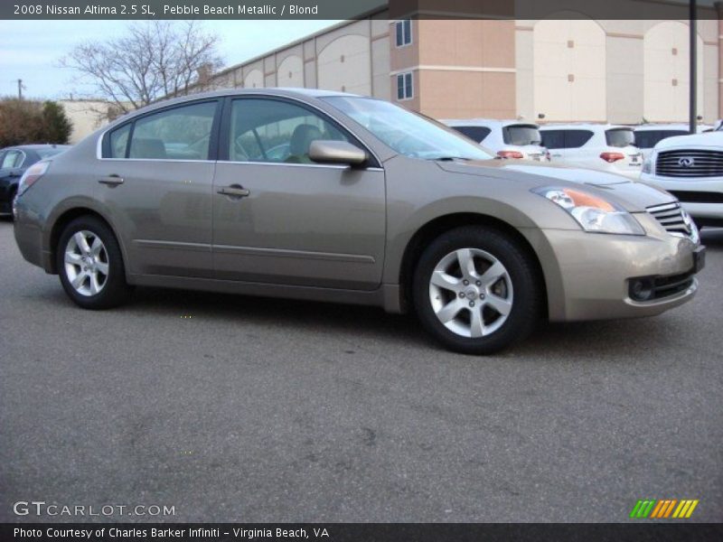 Pebble Beach Metallic / Blond 2008 Nissan Altima 2.5 SL