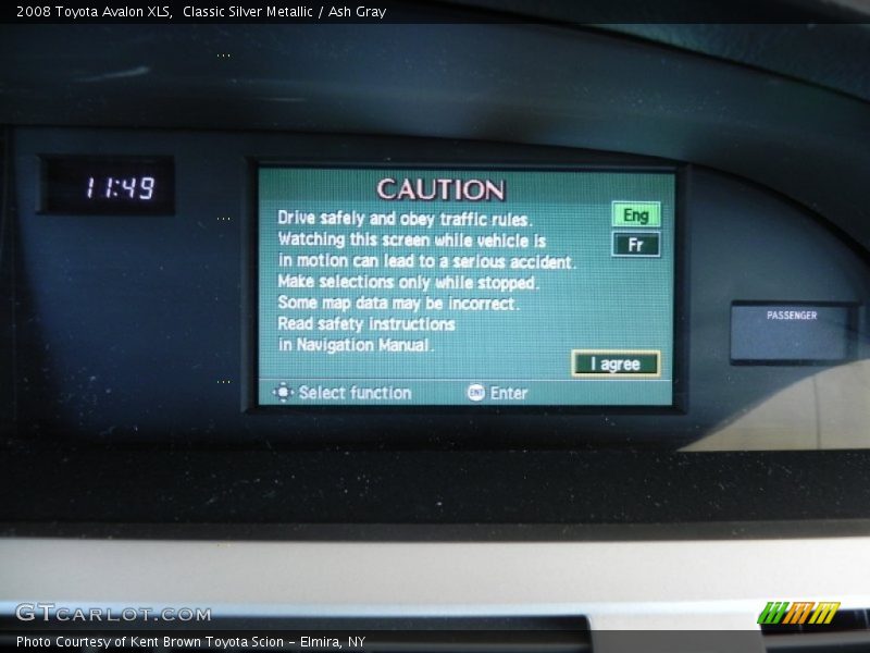 Classic Silver Metallic / Ash Gray 2008 Toyota Avalon XLS