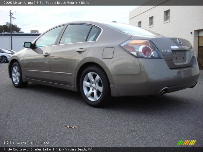 Pebble Beach Metallic / Blond 2008 Nissan Altima 2.5 SL