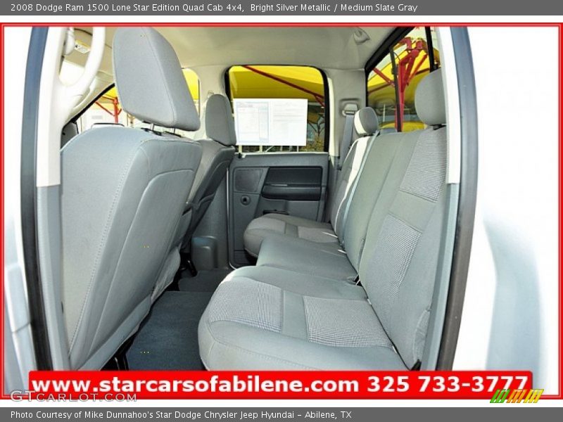 Bright Silver Metallic / Medium Slate Gray 2008 Dodge Ram 1500 Lone Star Edition Quad Cab 4x4