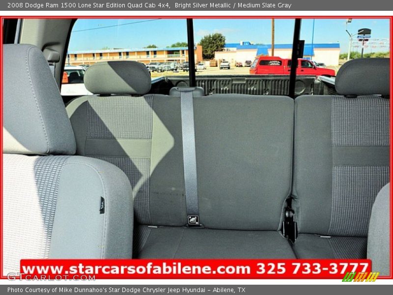 Bright Silver Metallic / Medium Slate Gray 2008 Dodge Ram 1500 Lone Star Edition Quad Cab 4x4