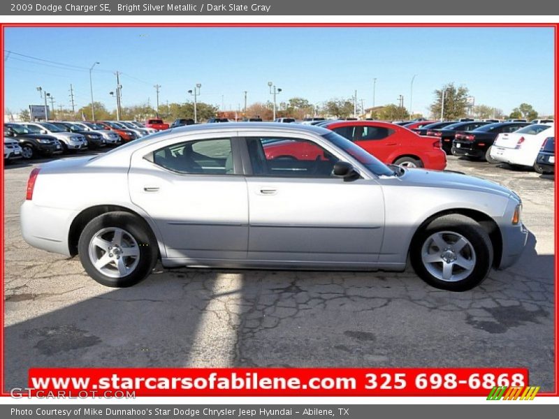 Bright Silver Metallic / Dark Slate Gray 2009 Dodge Charger SE