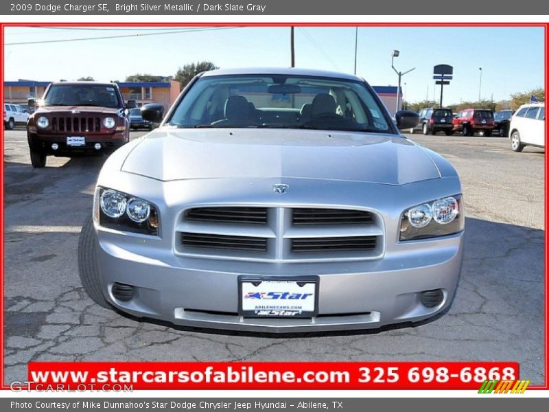 Bright Silver Metallic / Dark Slate Gray 2009 Dodge Charger SE
