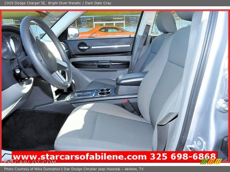 Bright Silver Metallic / Dark Slate Gray 2009 Dodge Charger SE
