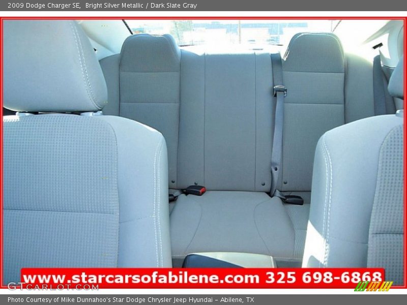 Bright Silver Metallic / Dark Slate Gray 2009 Dodge Charger SE