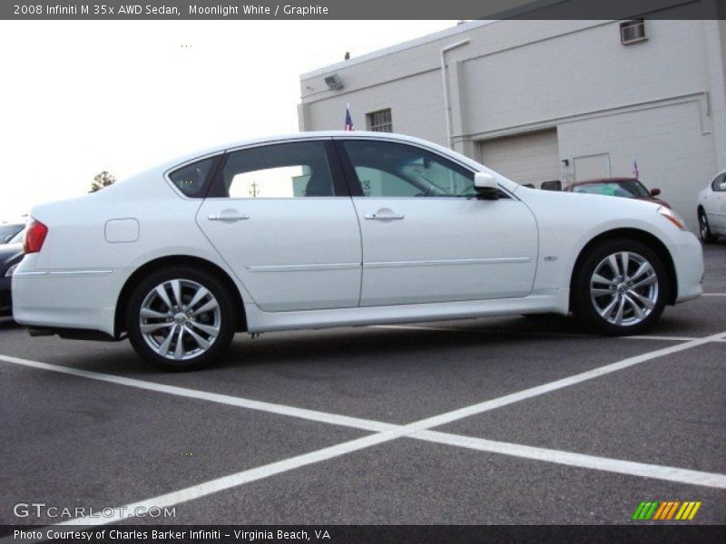 Moonlight White / Graphite 2008 Infiniti M 35x AWD Sedan