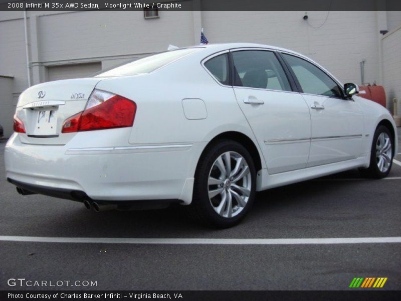 Moonlight White / Graphite 2008 Infiniti M 35x AWD Sedan