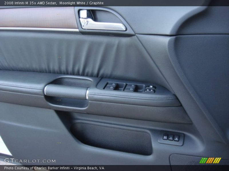 Moonlight White / Graphite 2008 Infiniti M 35x AWD Sedan