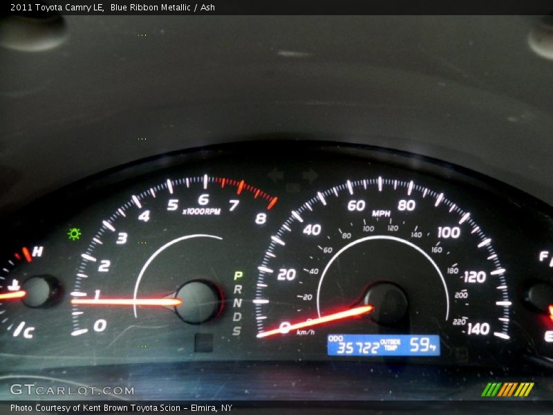 Blue Ribbon Metallic / Ash 2011 Toyota Camry LE