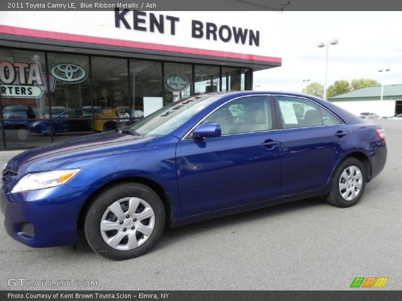 Blue Ribbon Metallic / Ash 2011 Toyota Camry LE