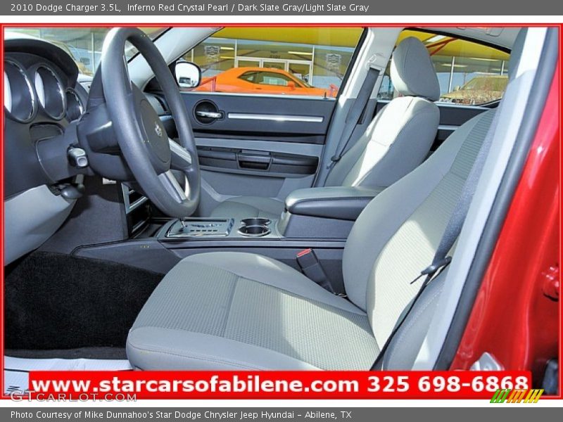 Inferno Red Crystal Pearl / Dark Slate Gray/Light Slate Gray 2010 Dodge Charger 3.5L