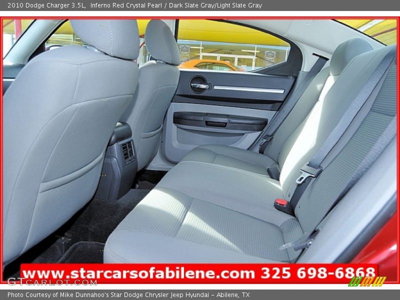 Inferno Red Crystal Pearl / Dark Slate Gray/Light Slate Gray 2010 Dodge Charger 3.5L