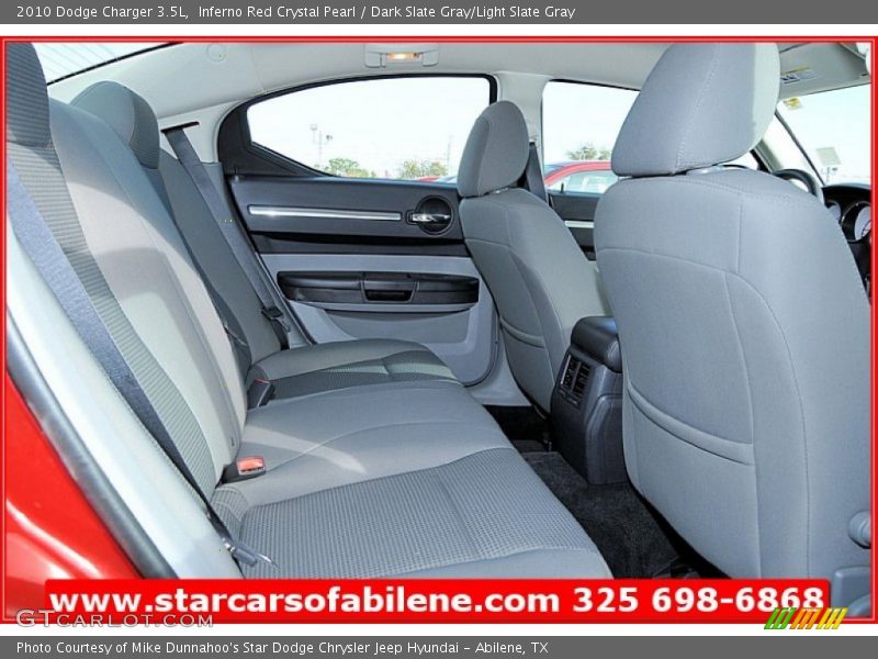 Inferno Red Crystal Pearl / Dark Slate Gray/Light Slate Gray 2010 Dodge Charger 3.5L