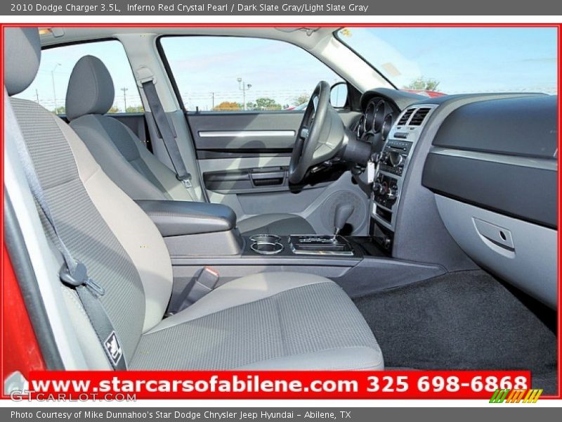 Inferno Red Crystal Pearl / Dark Slate Gray/Light Slate Gray 2010 Dodge Charger 3.5L