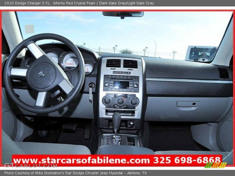 Inferno Red Crystal Pearl / Dark Slate Gray/Light Slate Gray 2010 Dodge Charger 3.5L