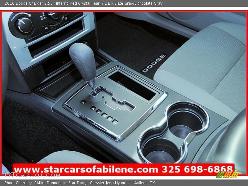 Inferno Red Crystal Pearl / Dark Slate Gray/Light Slate Gray 2010 Dodge Charger 3.5L